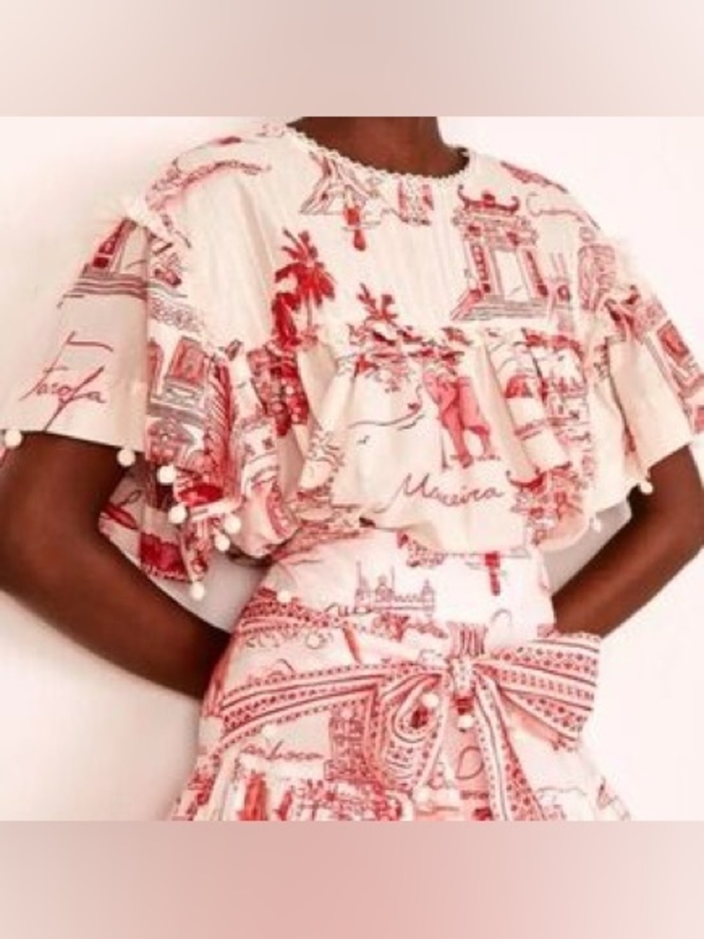FARM Rio Nossa Lingua Blouse